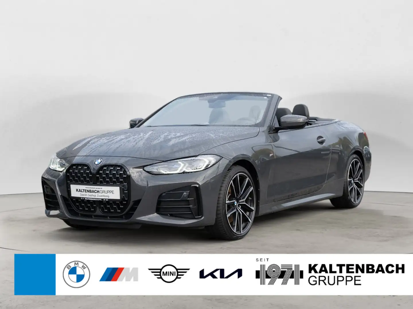 BMW 440 Mi Cabrio xDrive HUD LASER NAVI LEDER SHZ Grau - 1