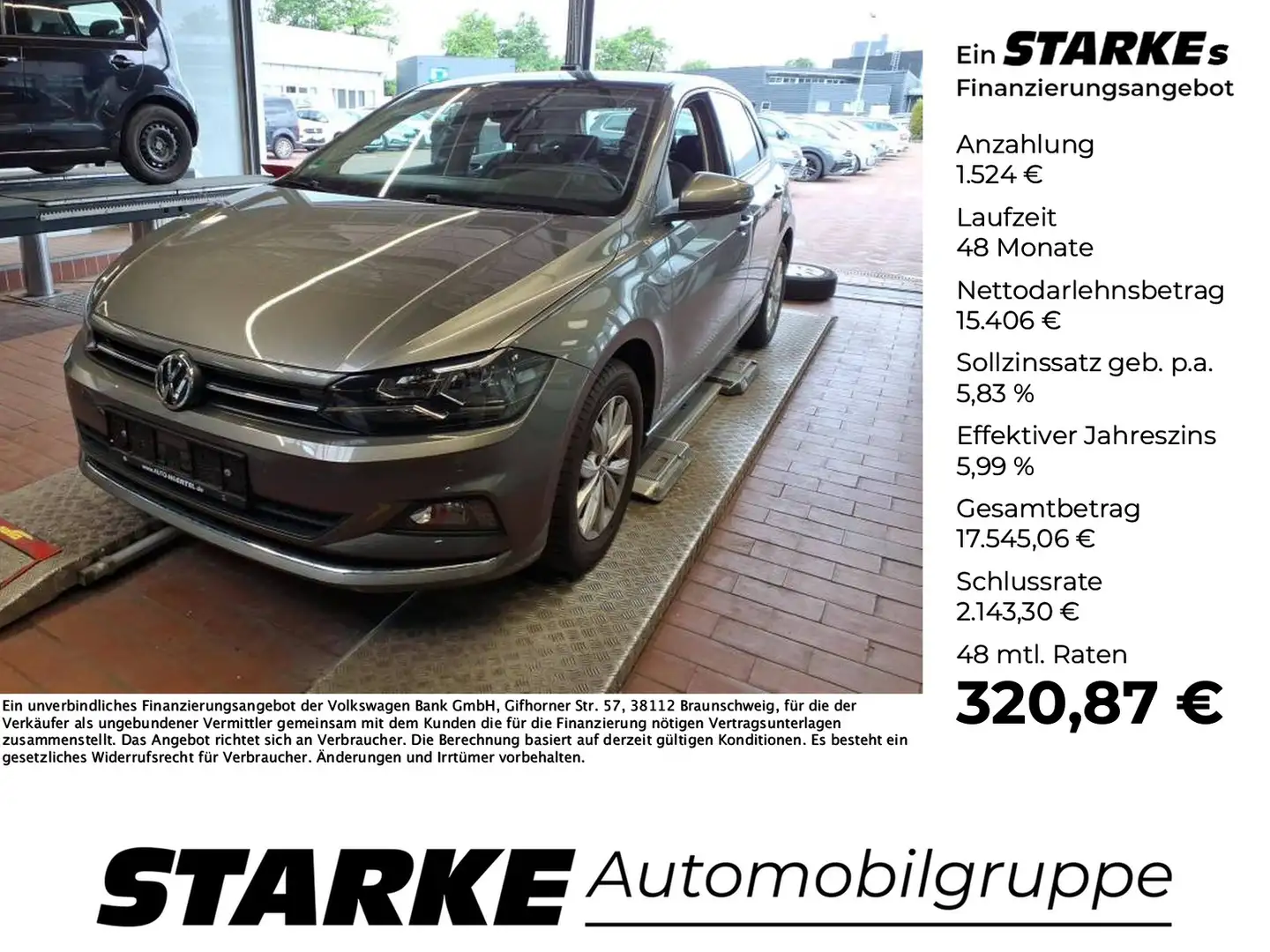 Volkswagen Polo 1.0 Highline Gris - 1