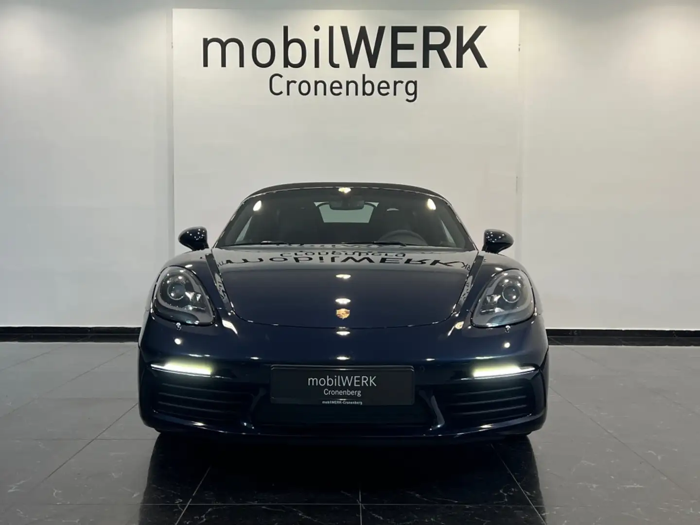 Porsche Boxster PDK Leder NAVI Sitzbelüftung SAGA PDLS Blauw - 2