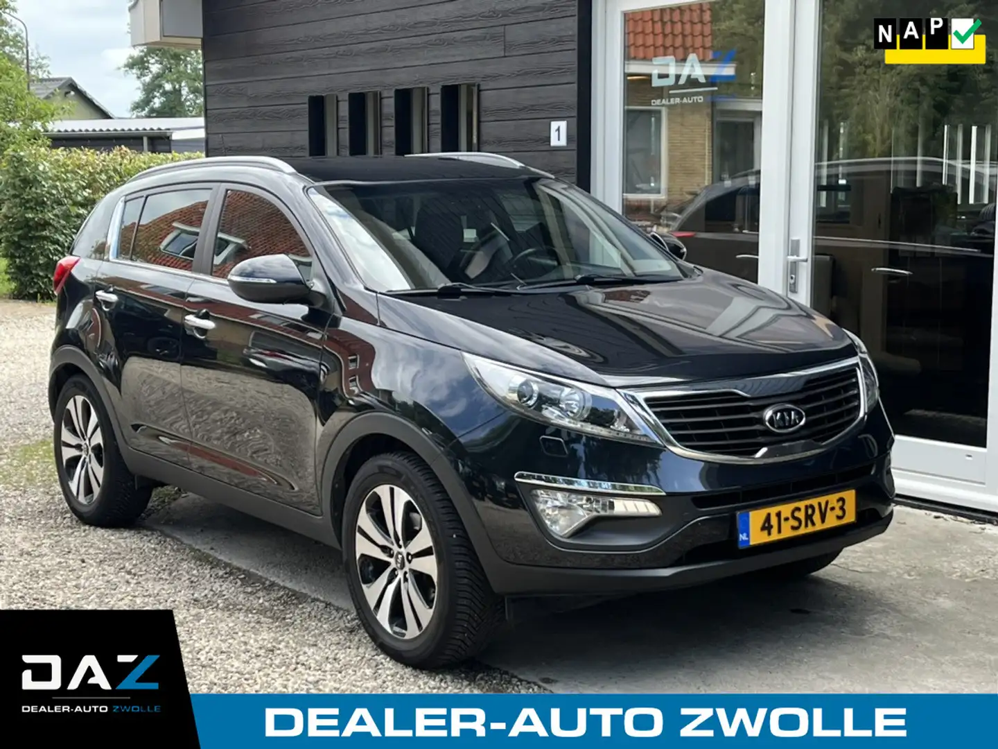 Kia Sportage 2.0 X-clusive Ecc/Audio/Leer/Navi/Lm Zwart - 1