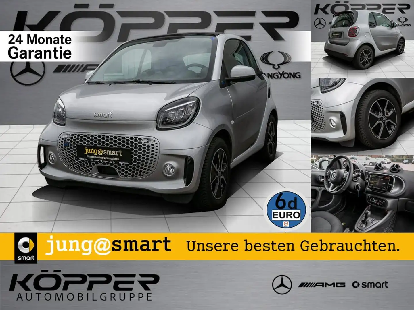 smart forTwo EQ Exclusive Cool Silver LAST ONE Kamera Silber - 1