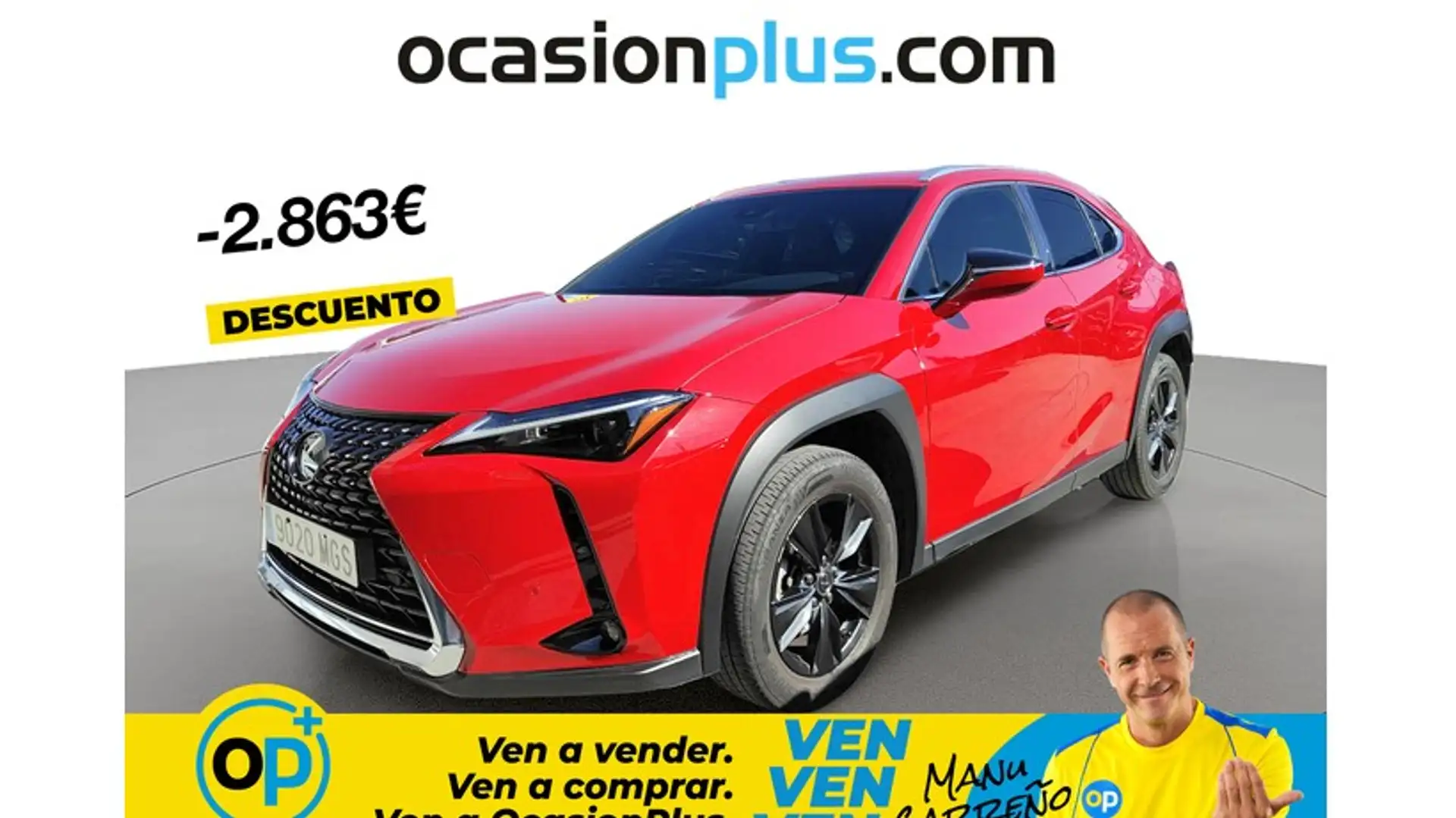 Lexus UX 250h Premium 2WD Rojo - 1