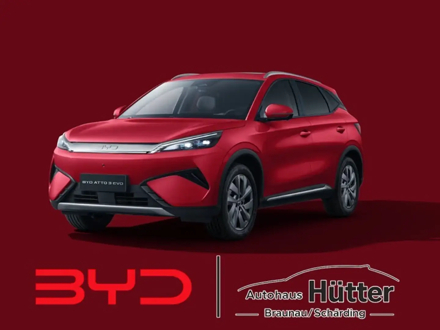 BYD Atto 3 Atto3 Evo 74,8 kWh Excellence Österreich Paket AWD Rot - 1