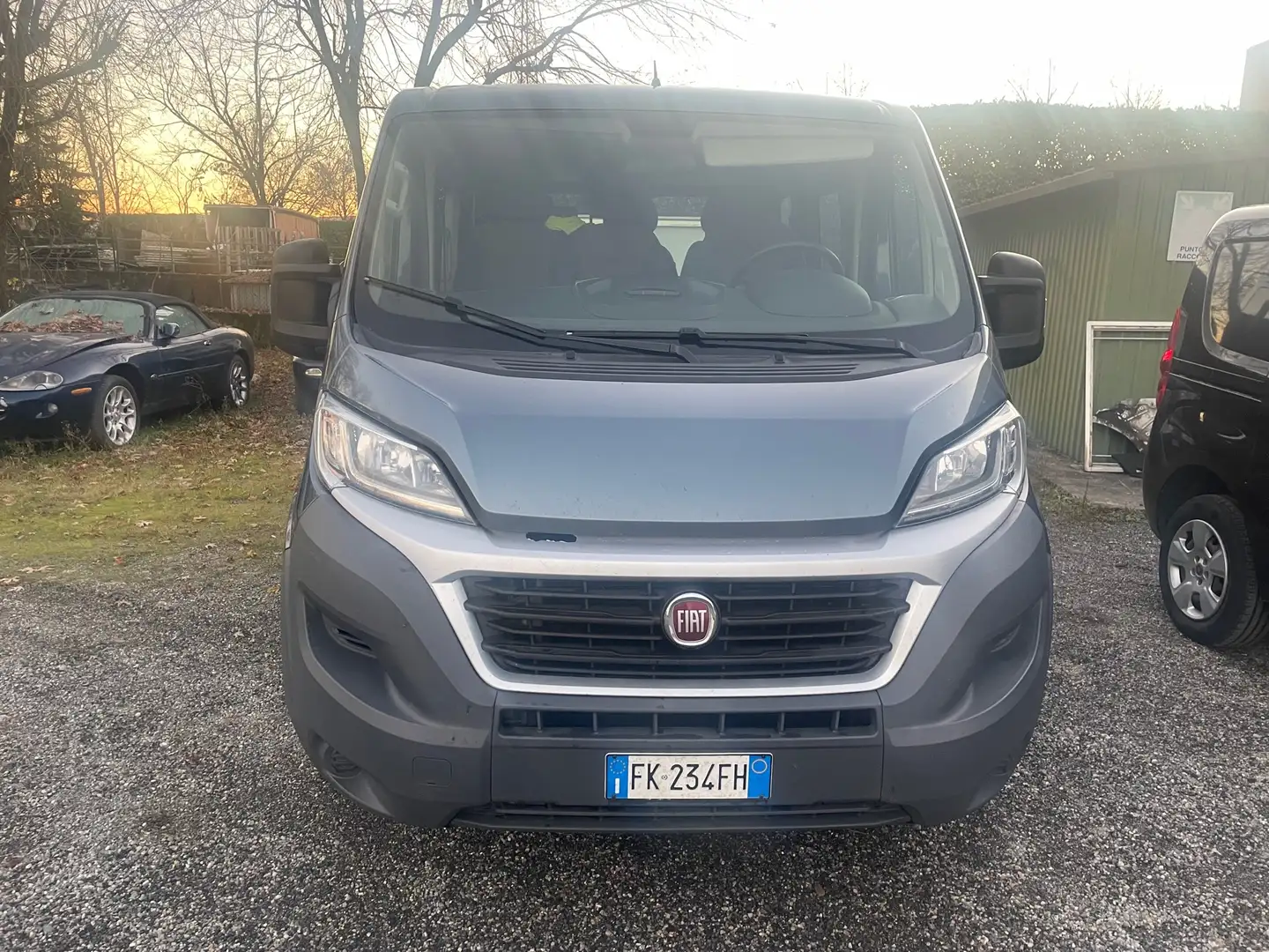Fiat Ducato 2.3 TDI 9 posti a/c post freschissimo!!! Gris - 1