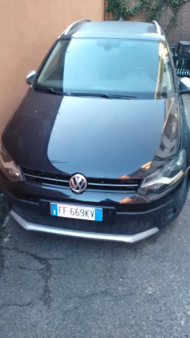 Volkswagen Polo Cross Polo V 2014 5p 1.4 tdi bm dsg Czarny - 1
