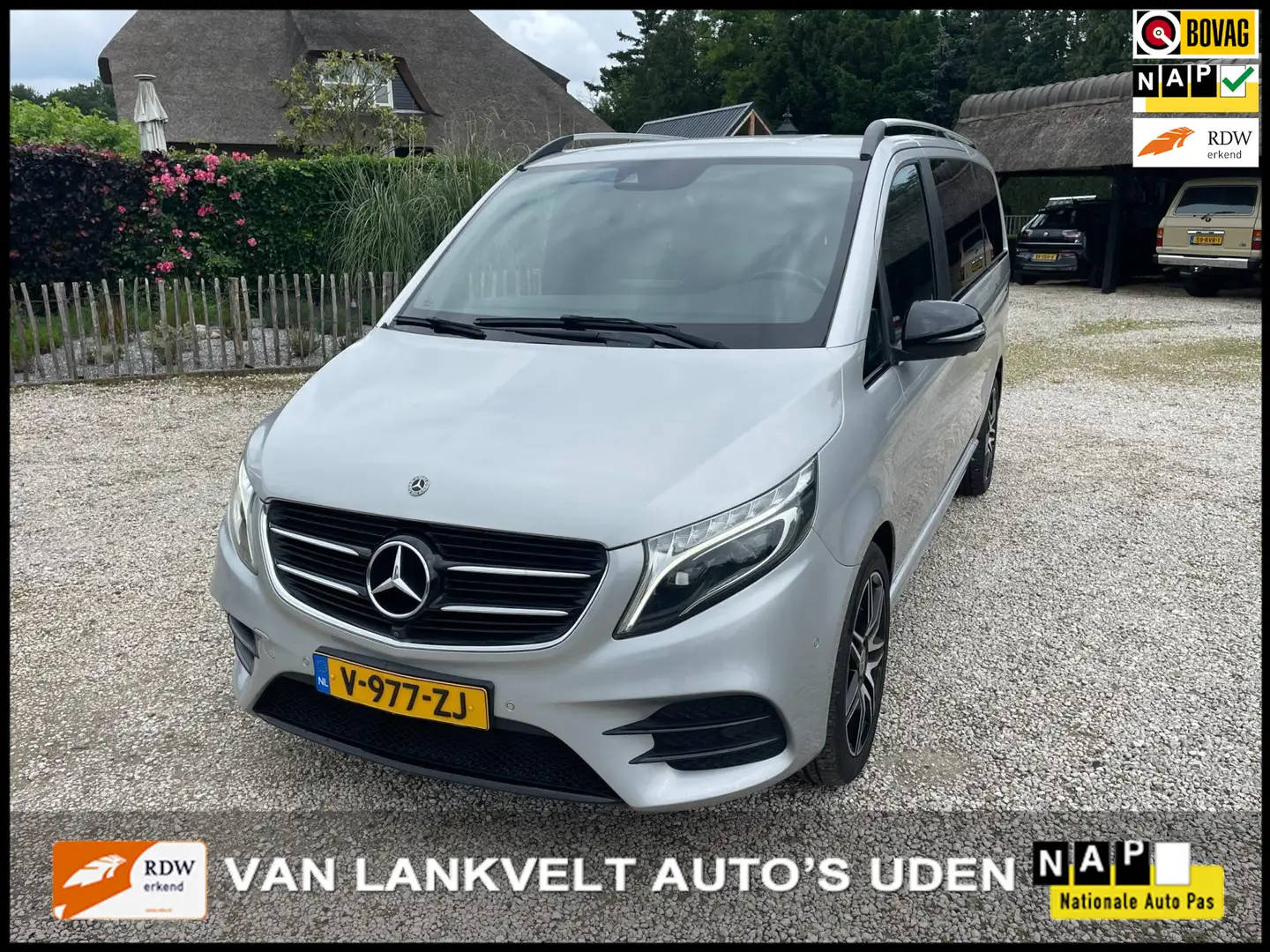 Mercedes-Benz V 250 250d AMG Lang DC Avantgarde Blackline Zilver - 1