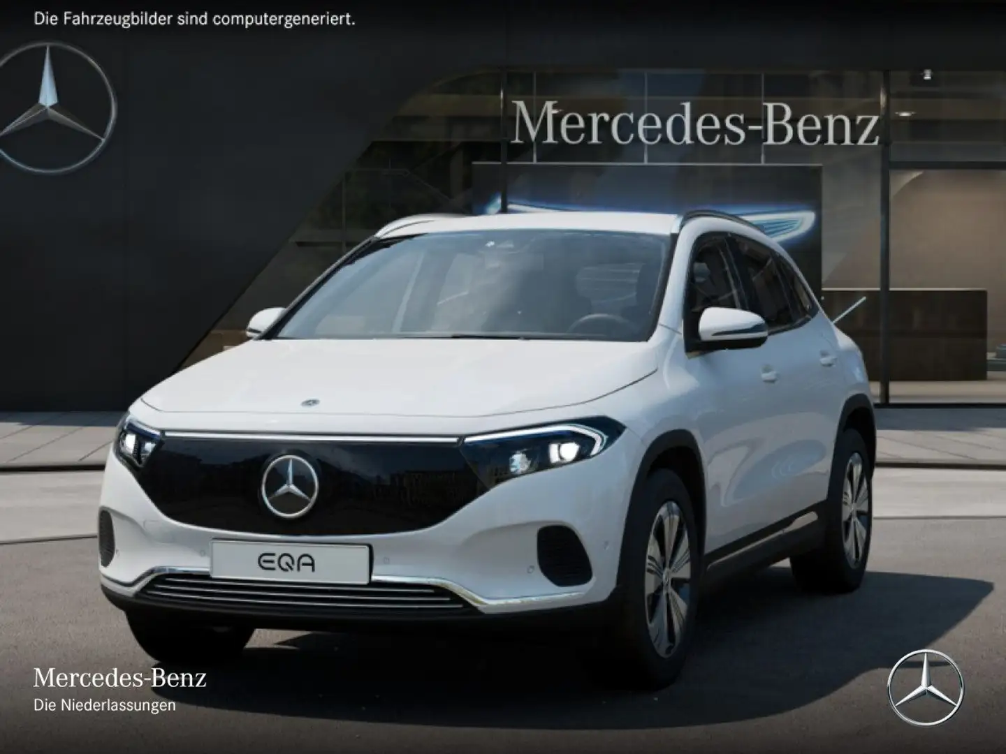 Mercedes-Benz EQA 300 4M PROG+ADVANCED+KAMERA+SPUR Weiß - 2