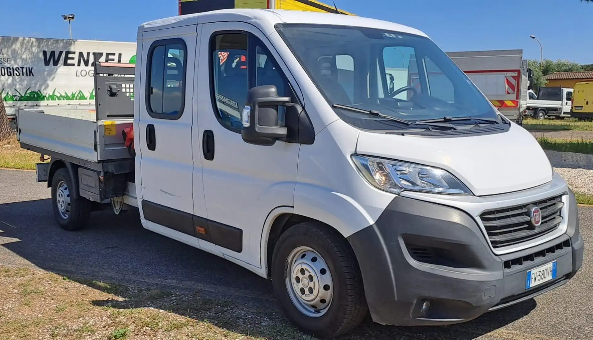 Fiat Ducato MAXI 35 LH1 2.3 MTJ CASSONE FISSO E GRU Bianco - 1