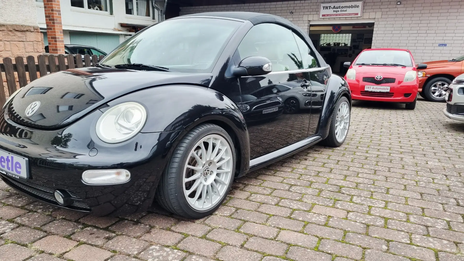 Volkswagen New Beetle 1.8 Turbo150PS 2.Hand TÜV neu Voll. Klima Sitzh Schwarz - 1