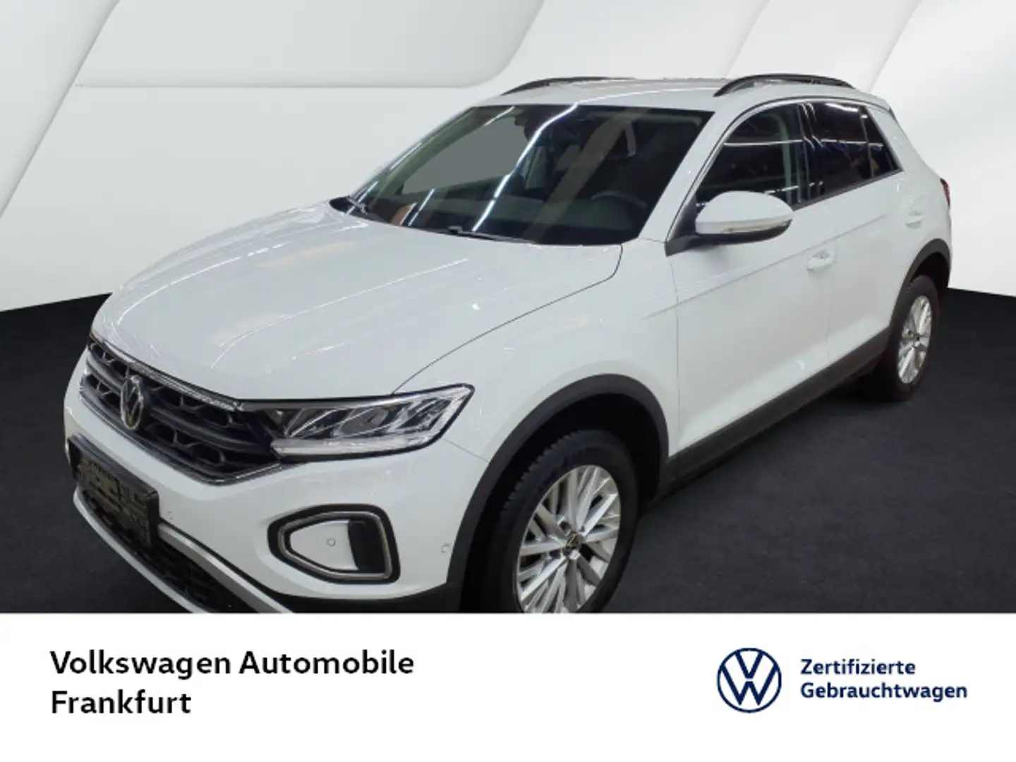Volkswagen T-Roc 1.0 TSI Life Navi Spurhalteassistent Sitzh Weiß - 1
