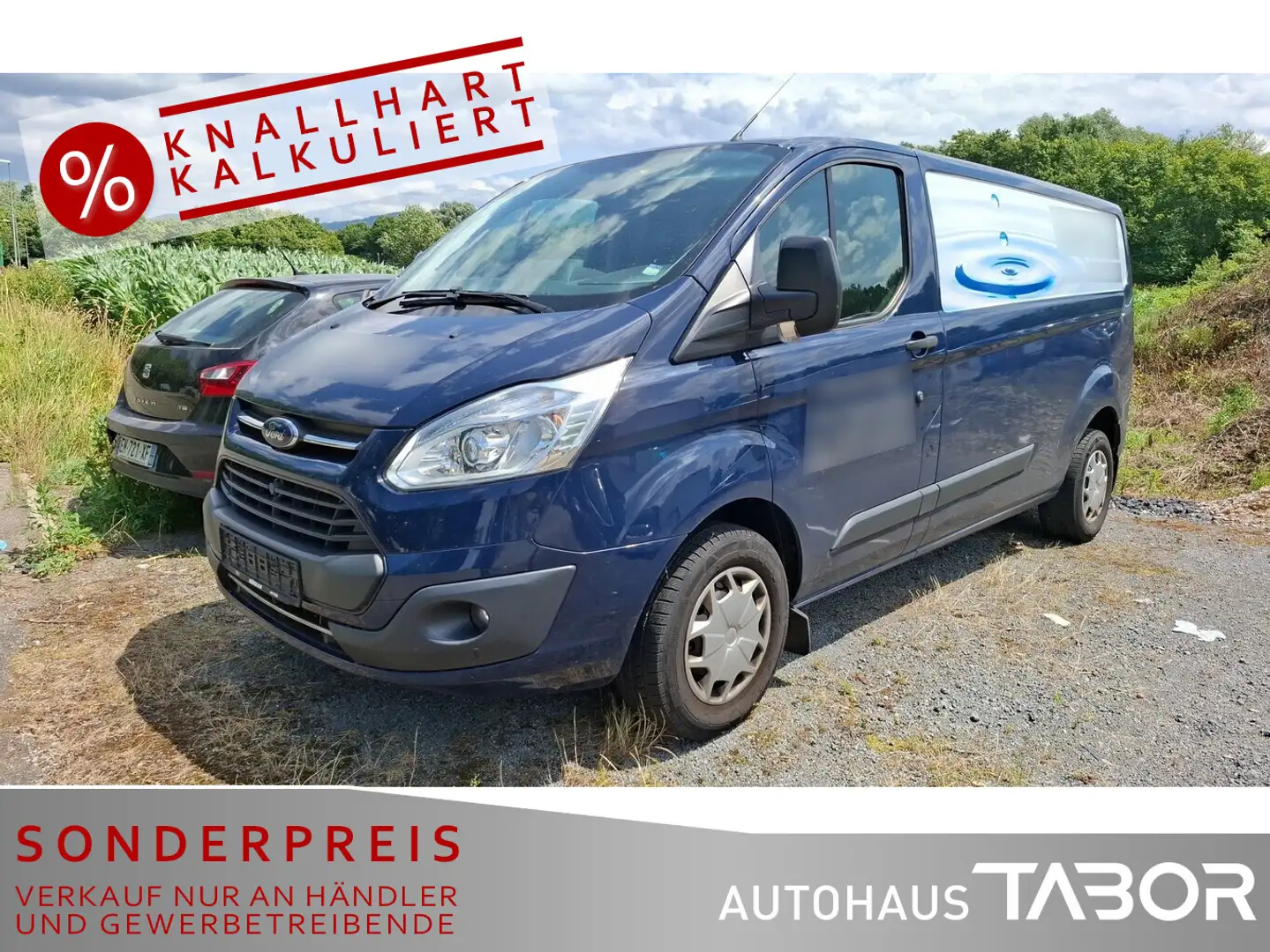 Ford Transit Custom Custom 2.0 TDCi 310 L2 Klima PDC GRA Blau - 1