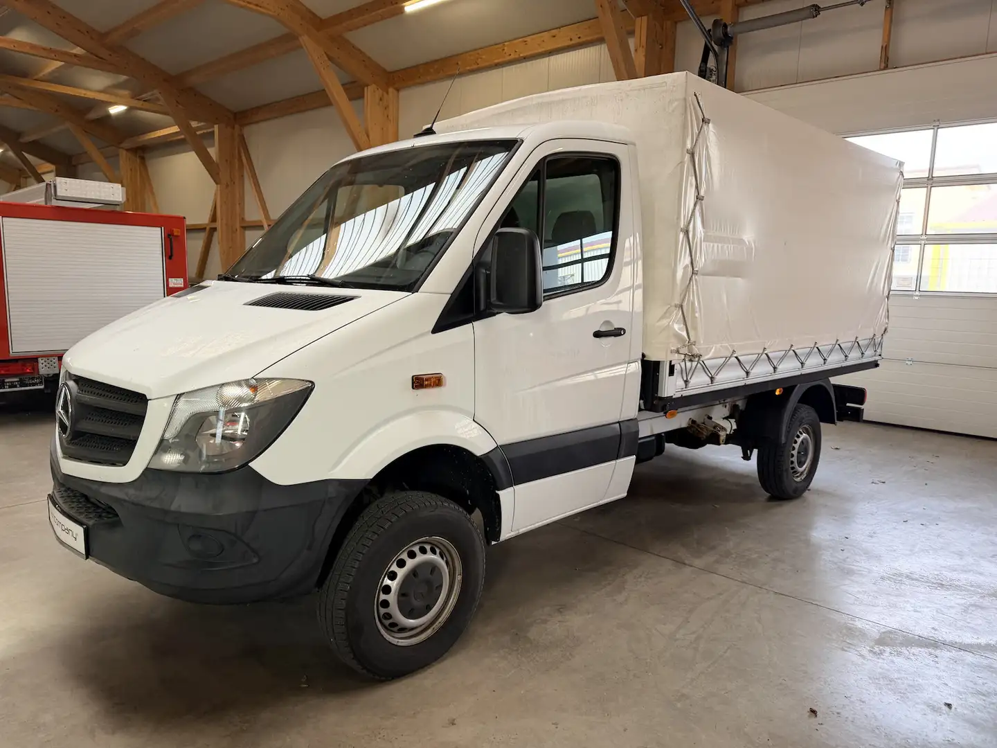 Mercedes-Benz Sprinter 316 CDI Pritsche 4x4 Allrad Plane Blanc - 2