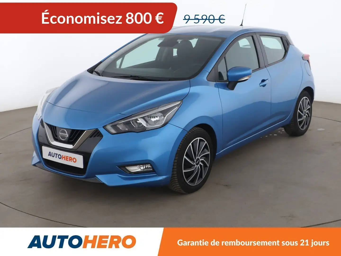 Nissan Micra 0.9 IG-T Acenta Bleu - 1