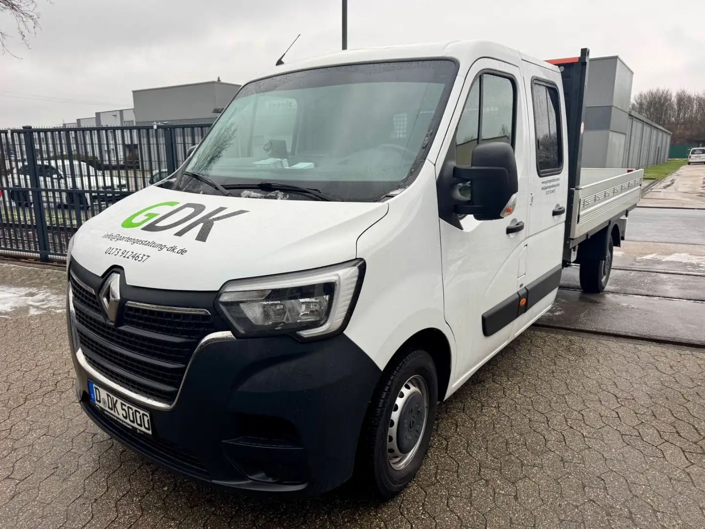 Renault Master III DoKa Pritsche/Fahrgest. L3H1 3,5t Weiß - 1