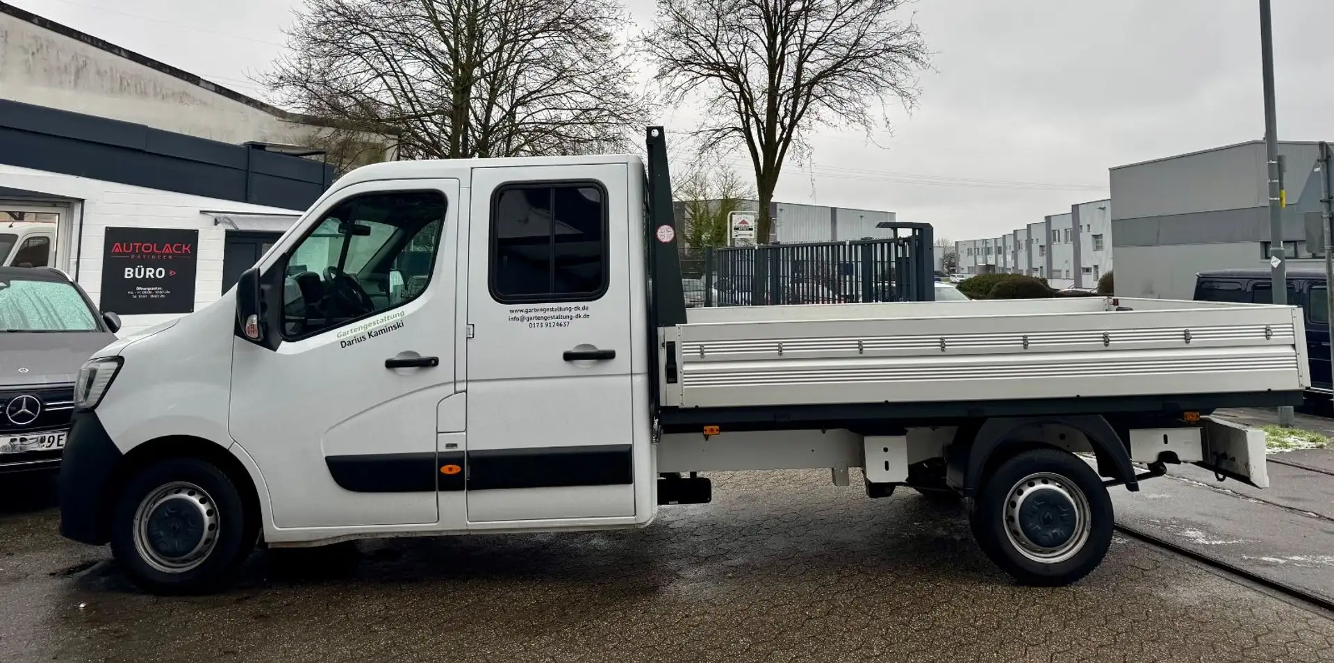 Renault Master III DoKa Pritsche/Fahrgest. L3H1 3,5t Weiß - 2