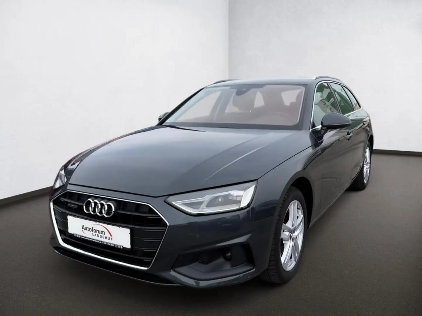 Audi A4 40 TDI quattro LED/MMI+/NAVI/FLA/APP Gris - 2
