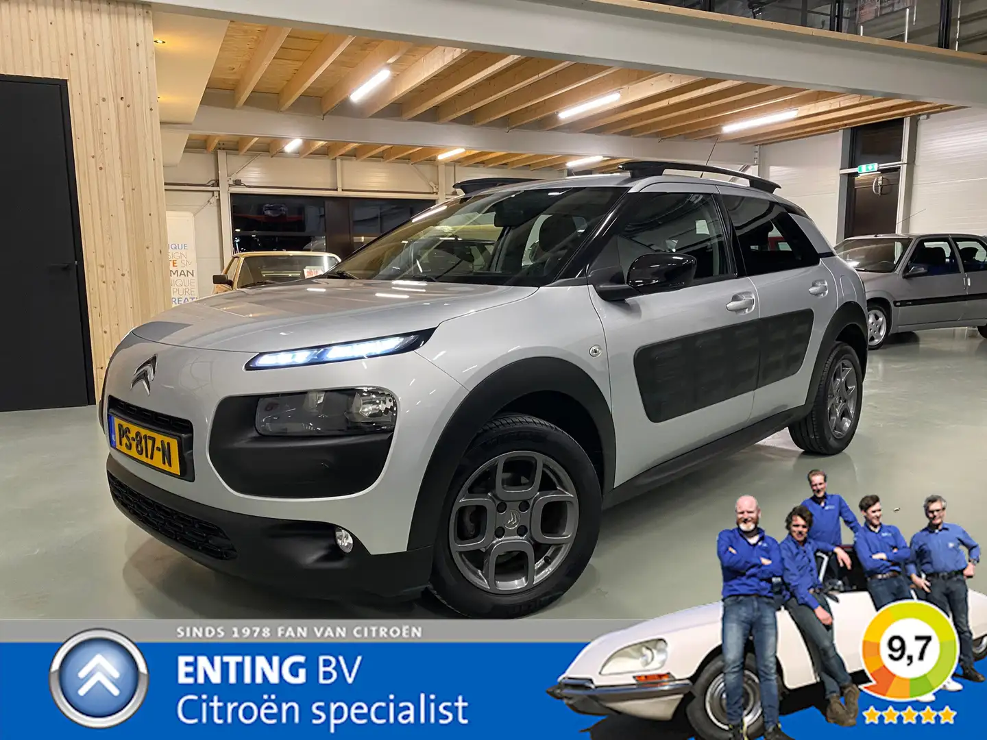 Citroen C4 Cactus 1.2 PT BUSINESS PLUS NAVI CAMERA STOELVERW NIEUWE Grijs - 1