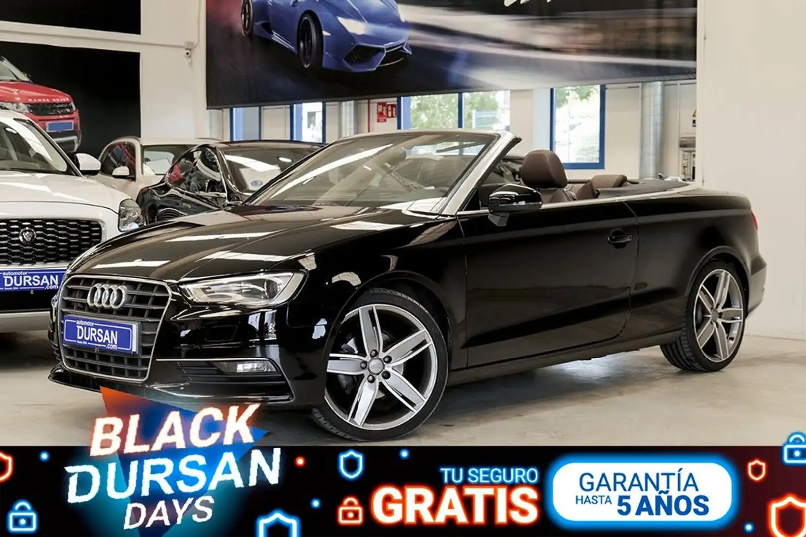 Audi A3 Cabrio 2.0 TDI clean 150CV S tr Negro - 1