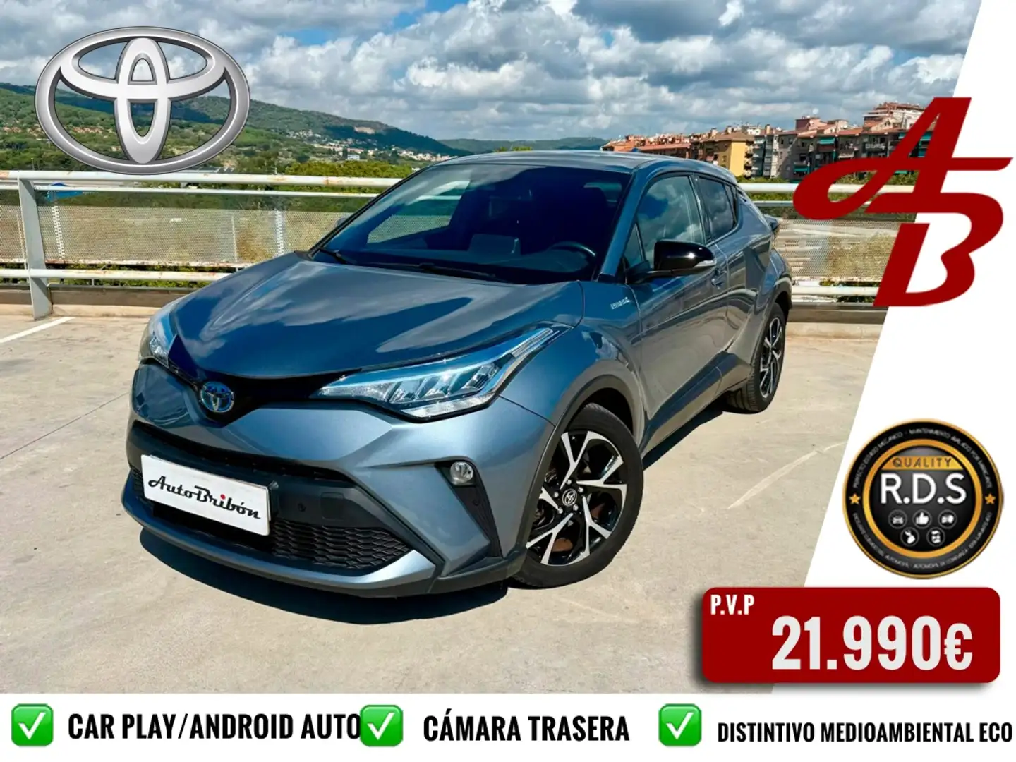 Toyota C-HR 125H Advance Gris - 1