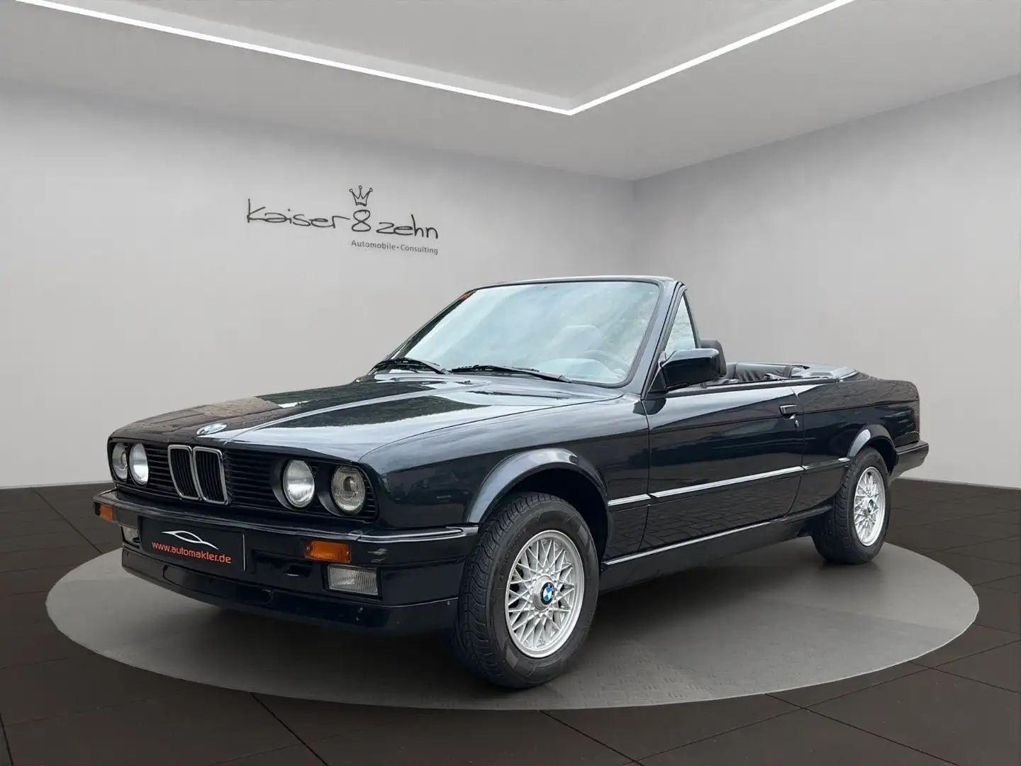 BMW 320 i Cabriolet  E30 *Classic Data 2-* Noir - 1