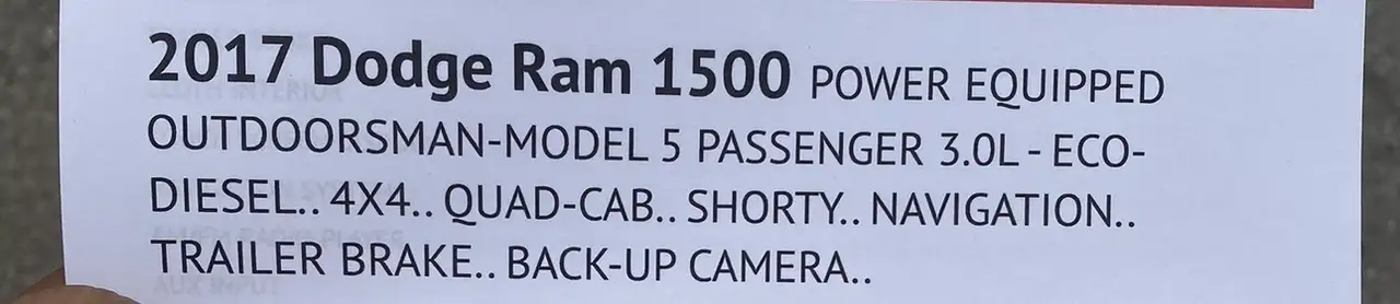RAM 1500 fotografie RAM 1500