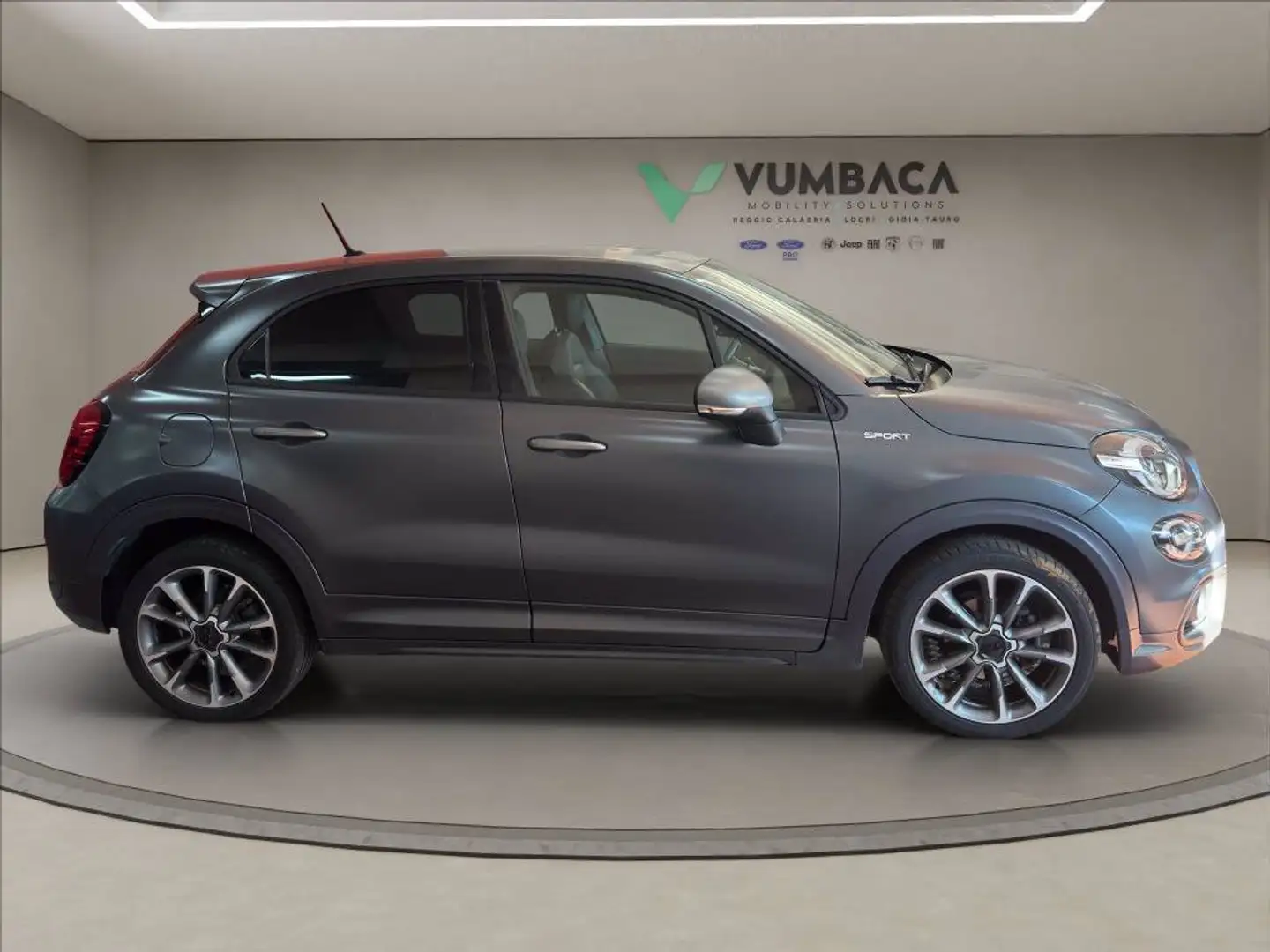 Fiat 500X 1.6 mjt Sport 4x2 120cv dct my20 Grijs - 2