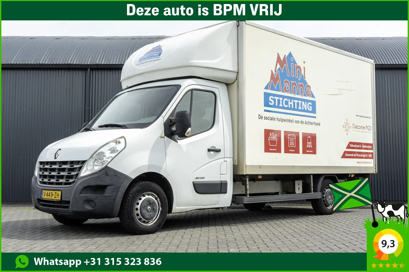 Renault Master 2.3 dCi Eco | Bakwagen met Laadklep | Cruise | Bianco - 1
