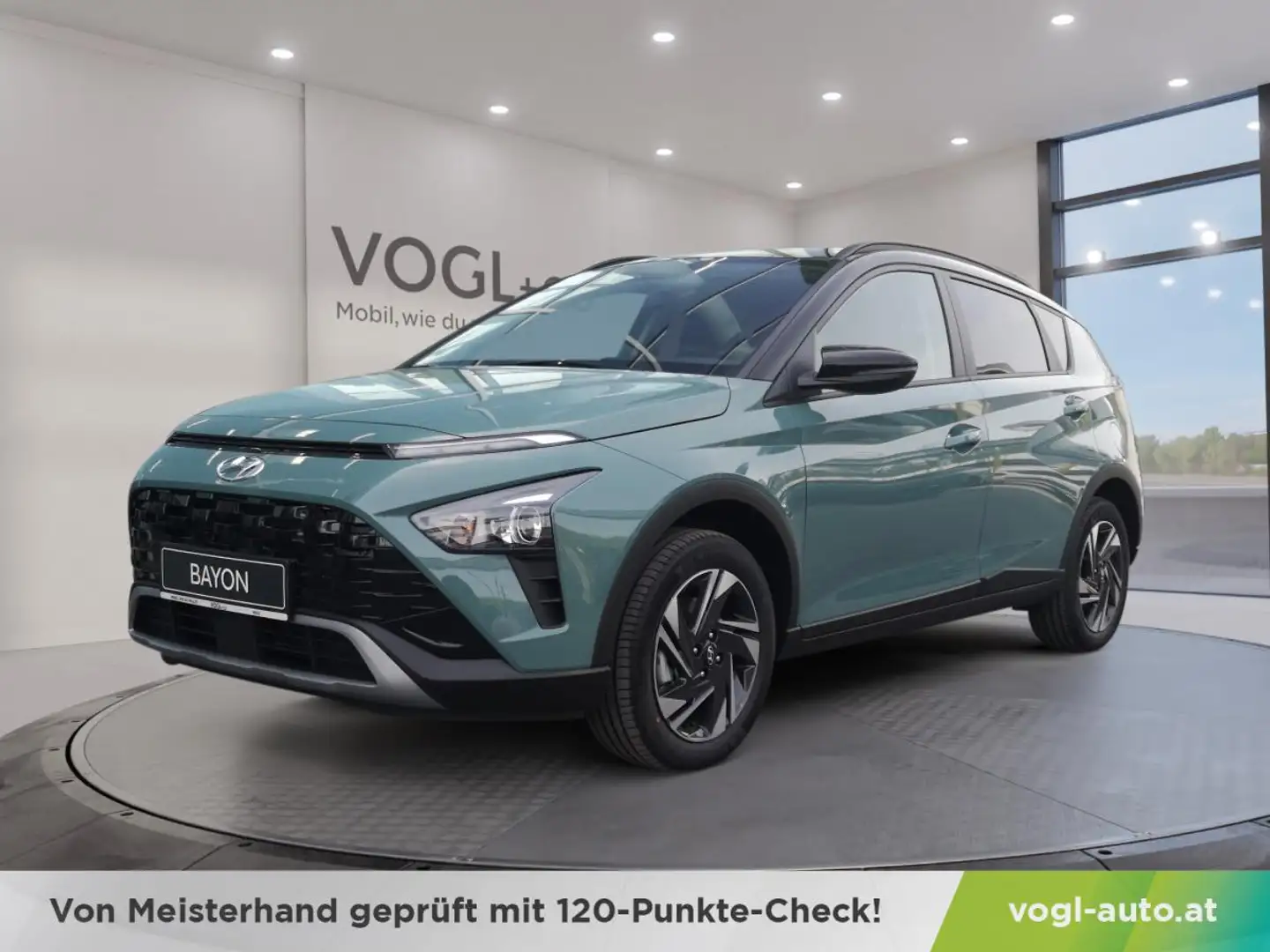 Hyundai BAYON i-Line Plus 1,2 MPI Grün - 1