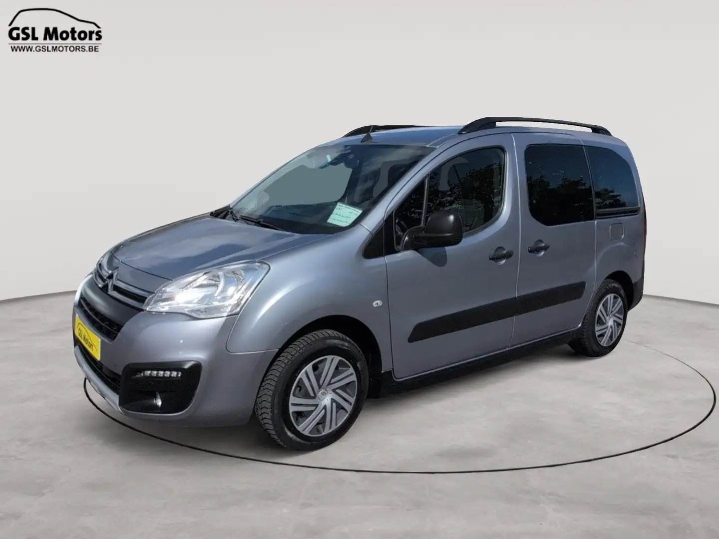 Citroen Berlingo 1.6 HDi 100 Automatic gris 02/18 Airco GPS Cruise Grijs - 1
