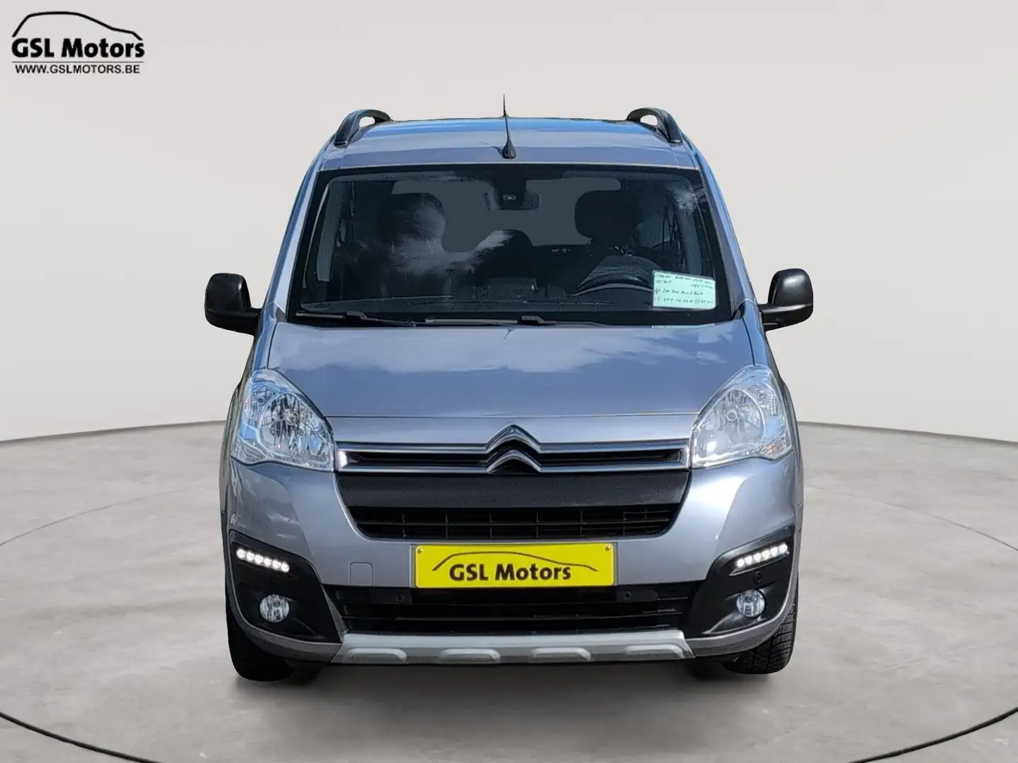 Citroen Berlingo 1.6 HDi 100 Automatic gris 02/18 Airco GPS Cruise Grijs - 2