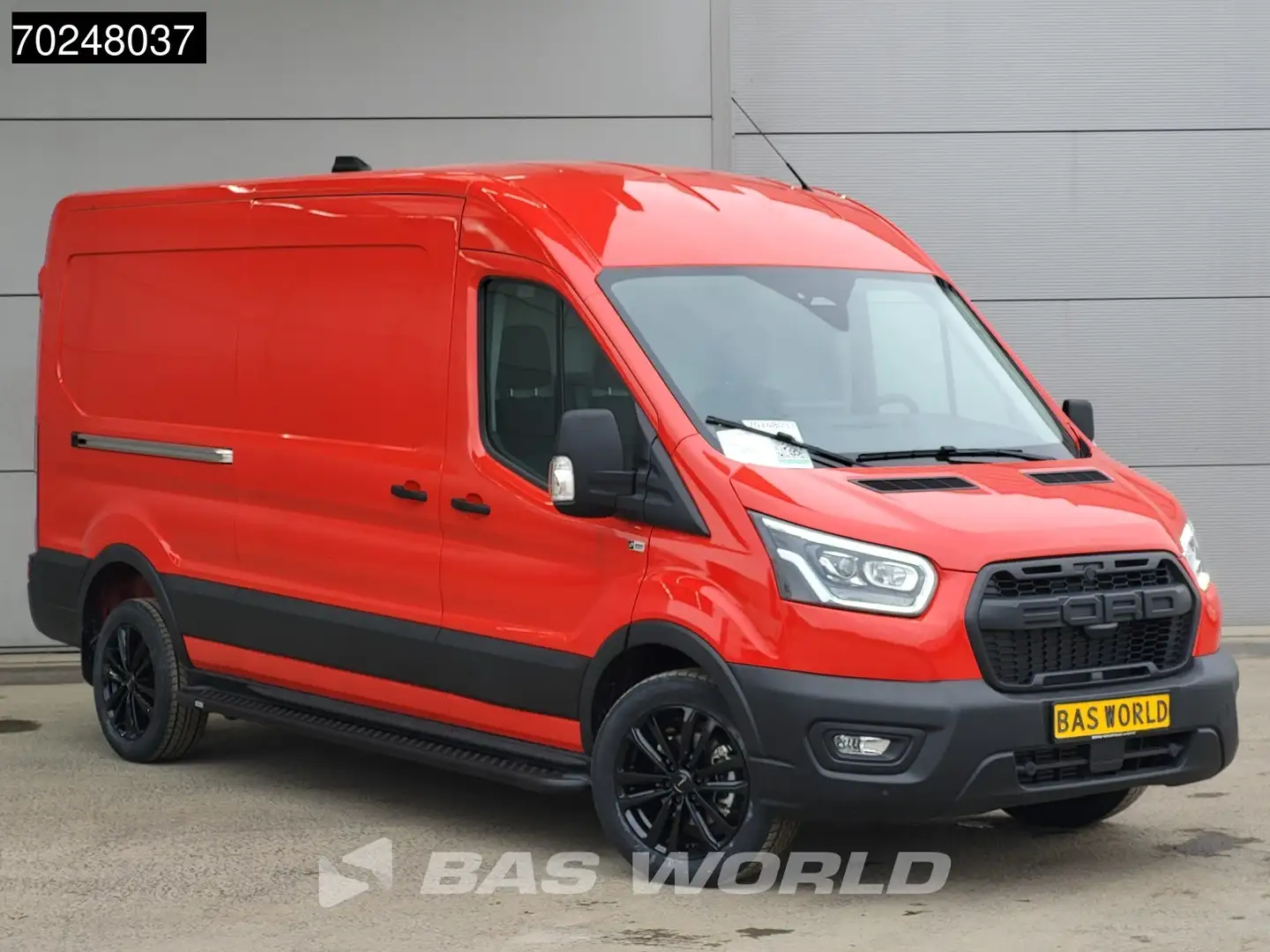 Ford Transit 165pk Automaat Limited Black Edition L3H2 Nwe mode Rood - 2