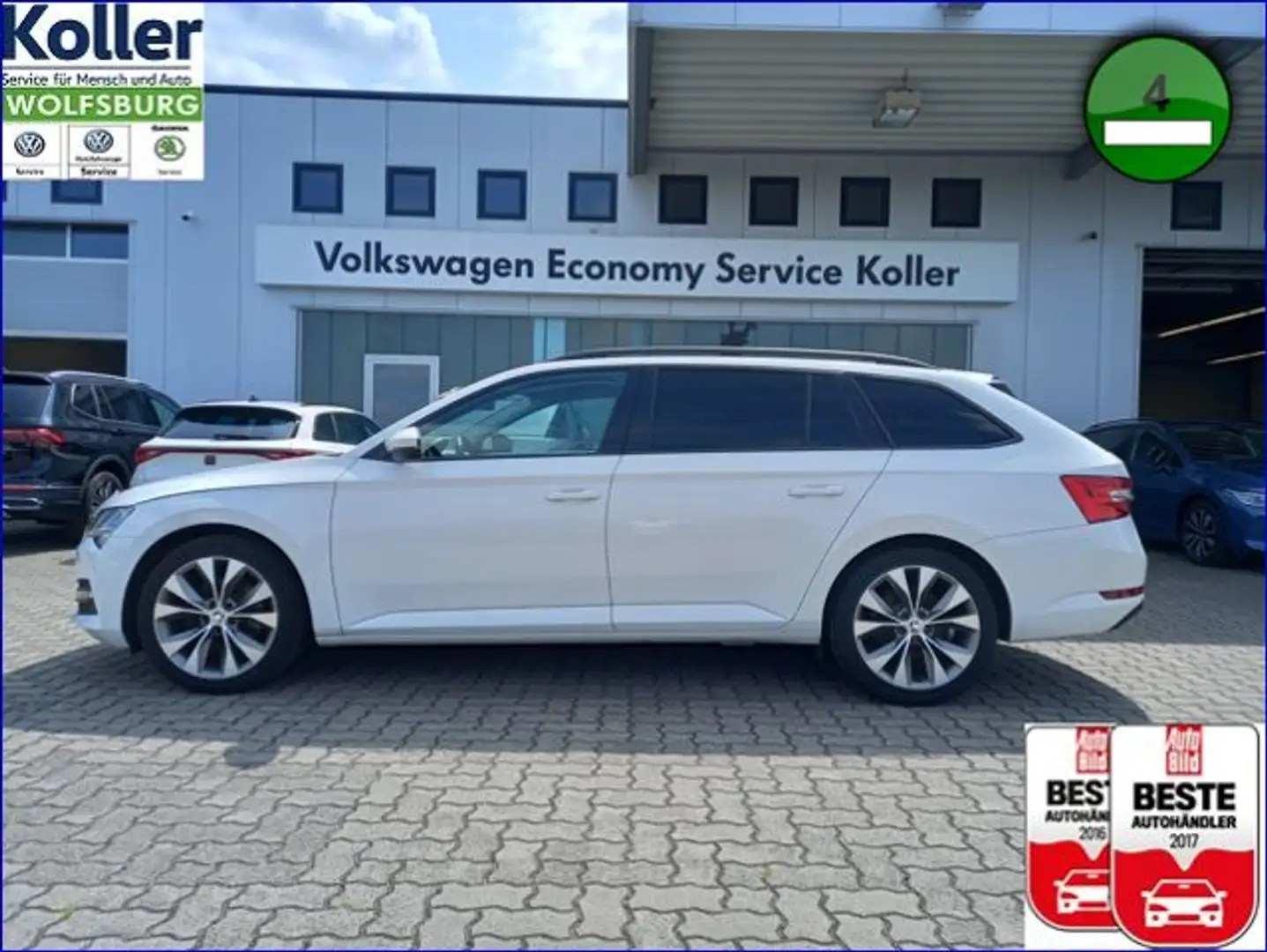 Skoda Superb Combi 2.0 TDI DSG Smart Link+  AHK Weiß - 1