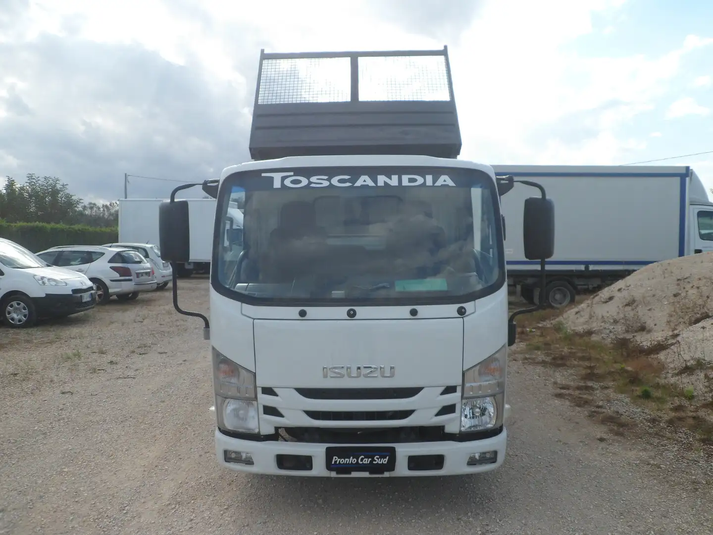 Isuzu NKR ribaltabile trilaterale Bílá - 2