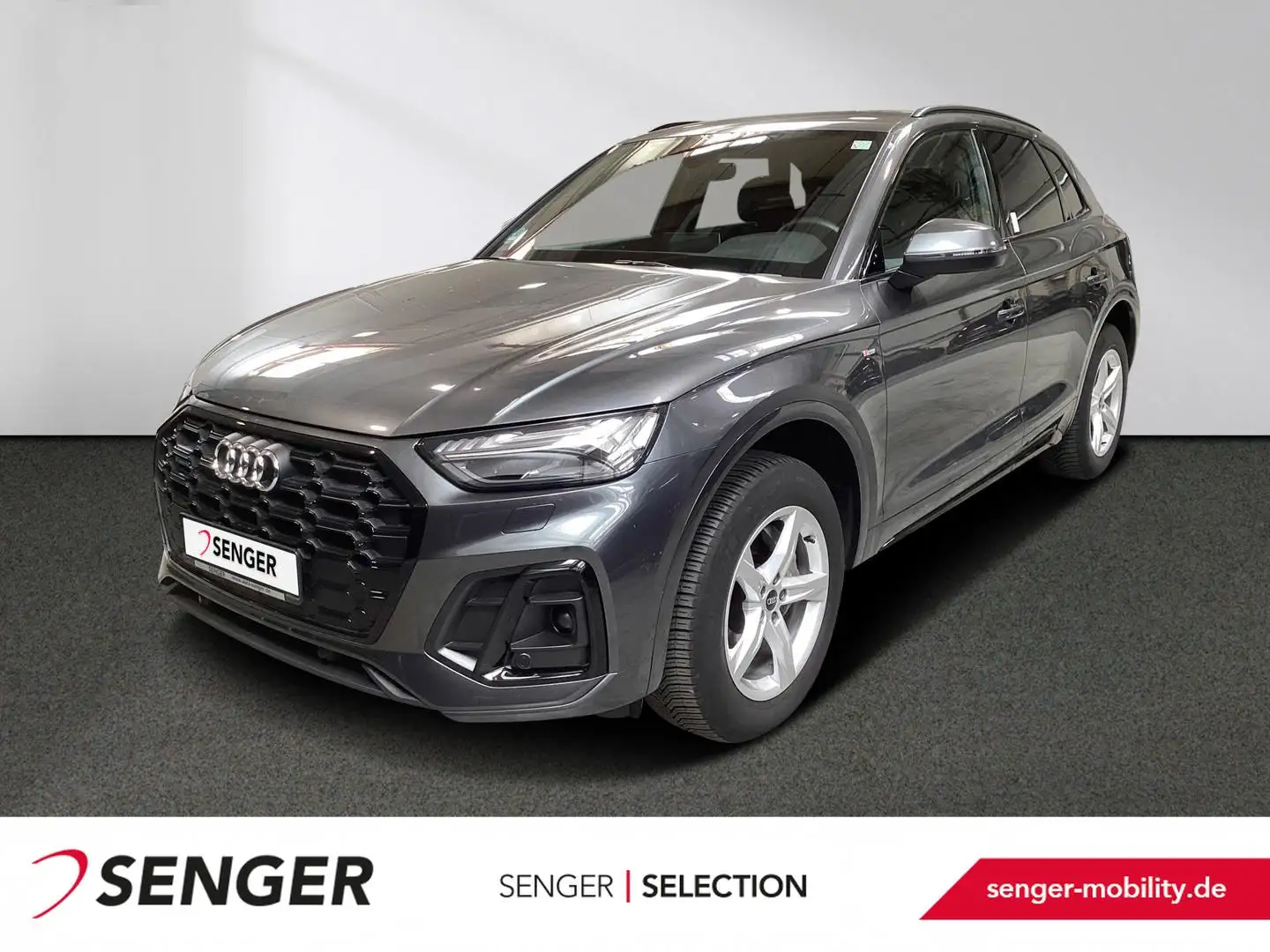 Audi Q5 S line 40 TDI quattro S tronic MMI Matrix AHK Grau - 1