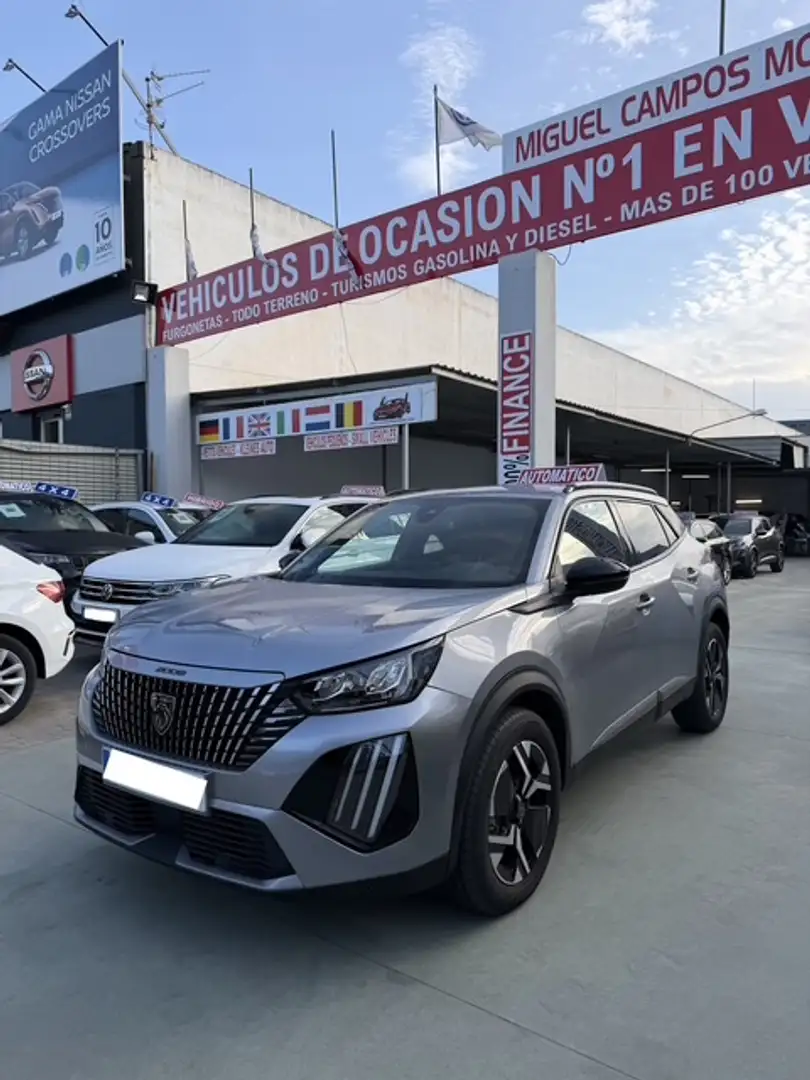 Peugeot 2008 1.2 PureTech S&S Allure EAT8 130 Gris - 1