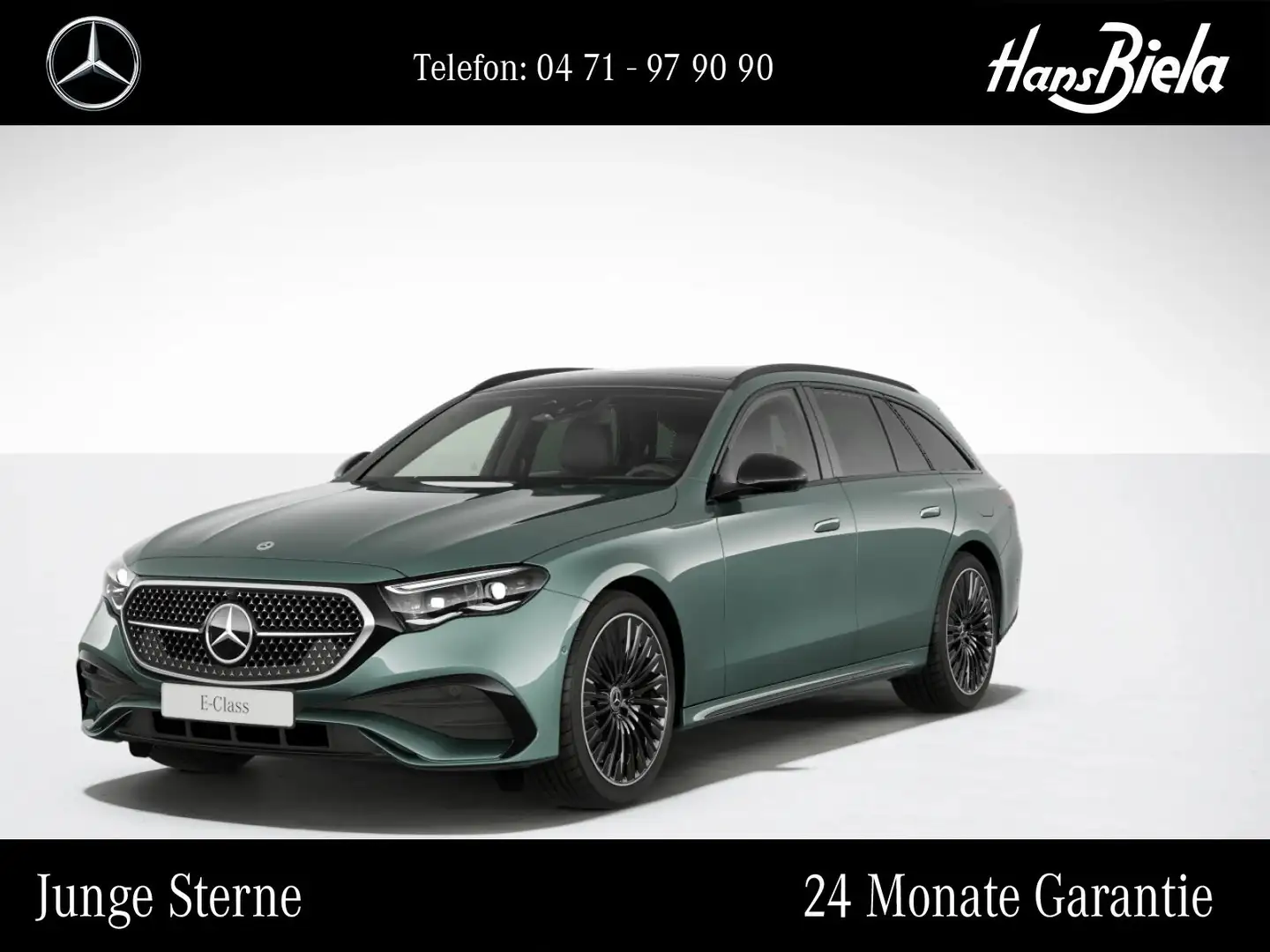 Mercedes-Benz E 300 E 300 de T AMG Prem/20/Supers/Night/Pan/Bur PSD Silber - 1