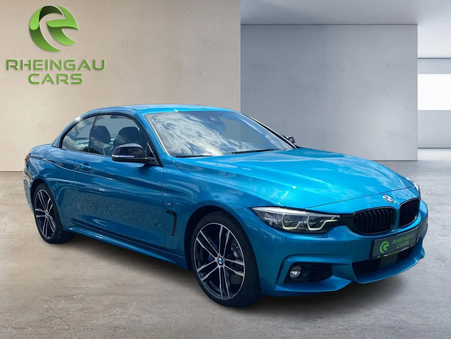 BMW 435 d xDrive M Sport AHK H/K HUD ACC LED NAVI Blauw - 2