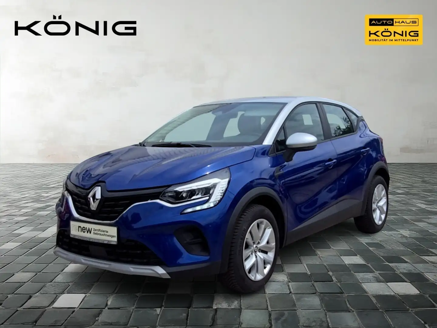 Renault Captur TCe 90 EQUILIBRE KLIMA NAVI PDC Tempomat Blau - 1