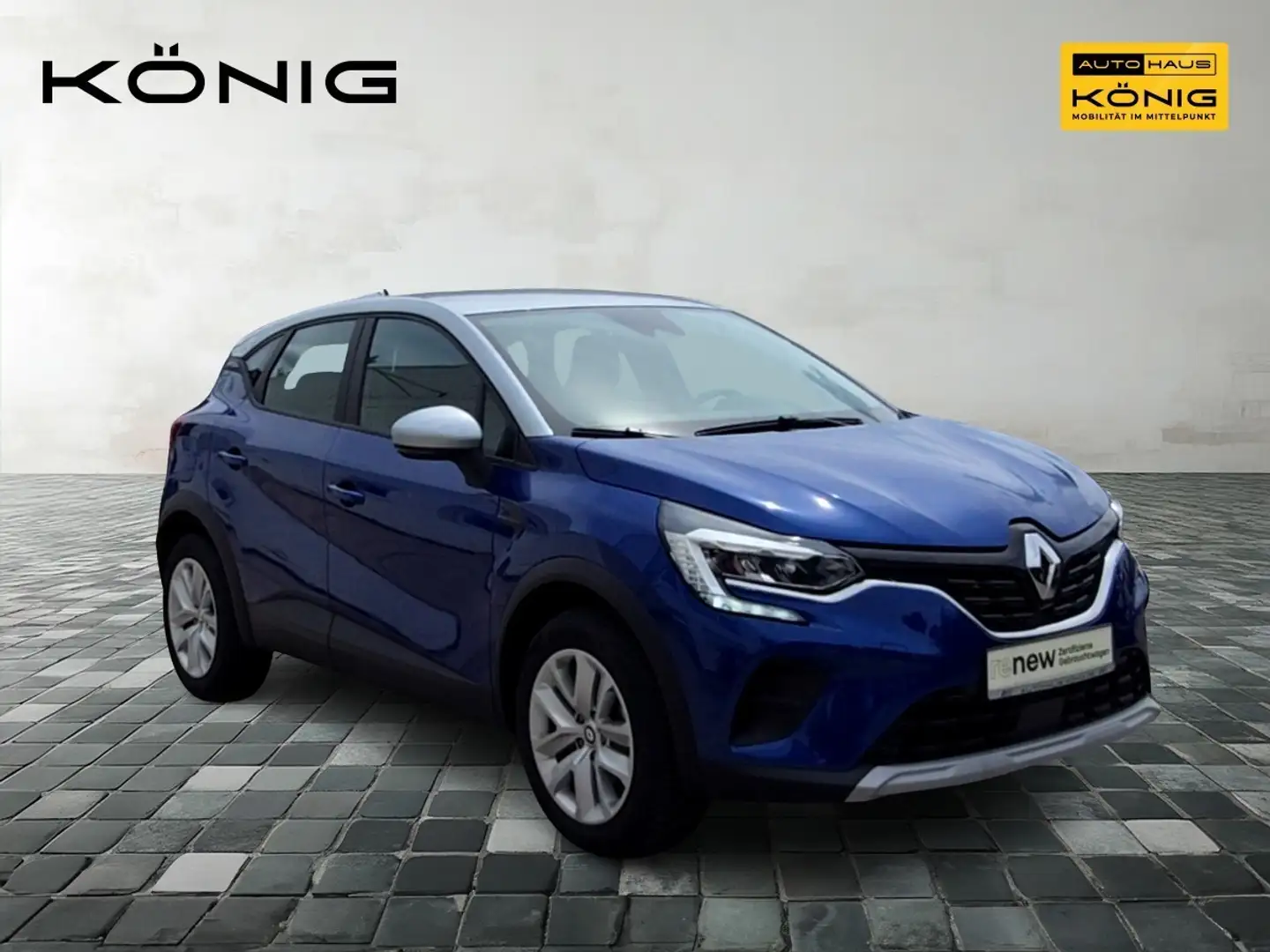 Renault Captur TCe 90 EQUILIBRE KLIMA NAVI PDC Tempomat Blau - 2