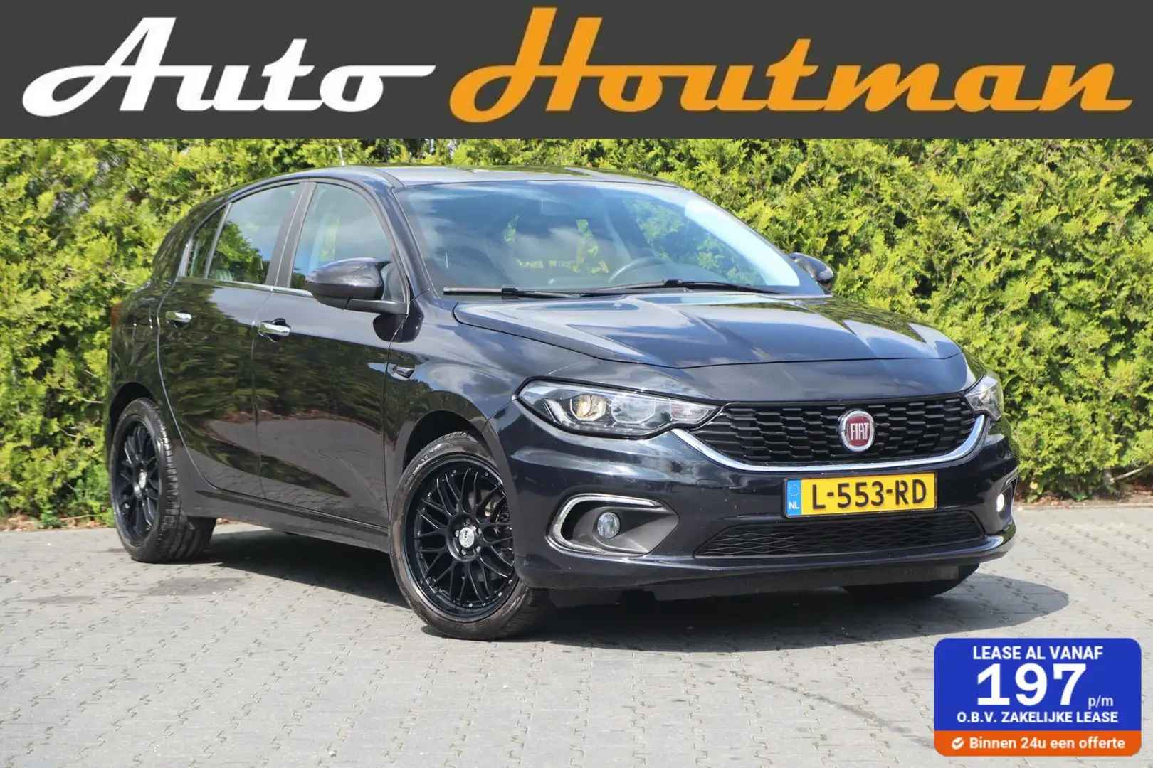 Fiat Tipo 1.4 T-Jet 16v S-Design Airco|NAvi|Lmv|Pdc|Led Noir - 1