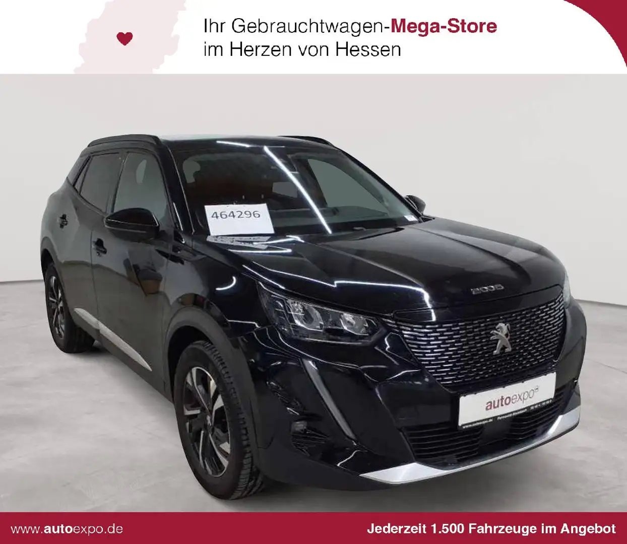 Peugeot 2008 2008 BlueHDi 130 EAT8 Allure Pack Navi SHZ Noir - 1