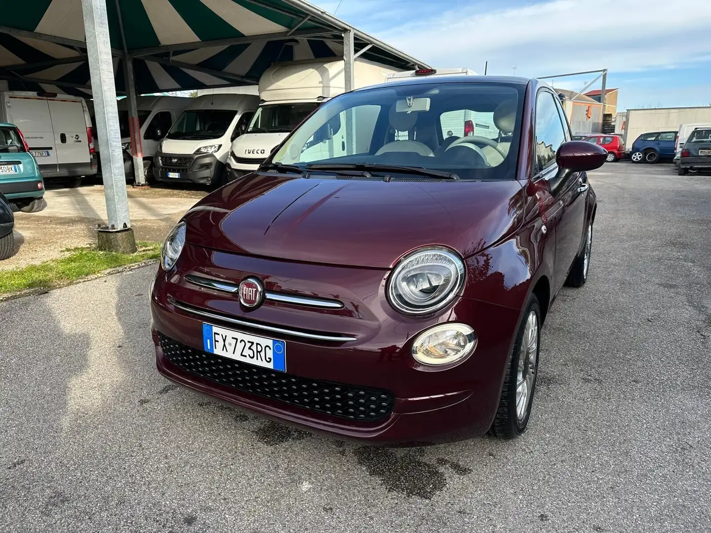 Fiat 500 1.2 Lounge Lilla - 2