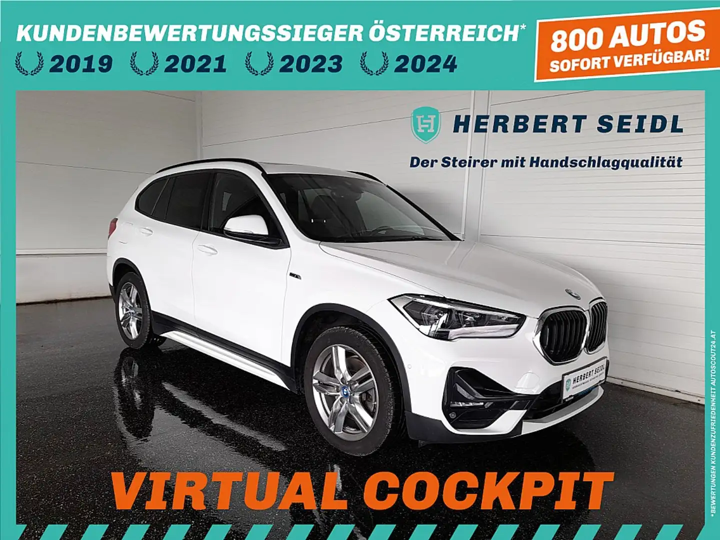 BMW X1 SPORT-LINE 4x4 25e Aut. *SKY / ADAPT. LED / VIR... Blanc - 1