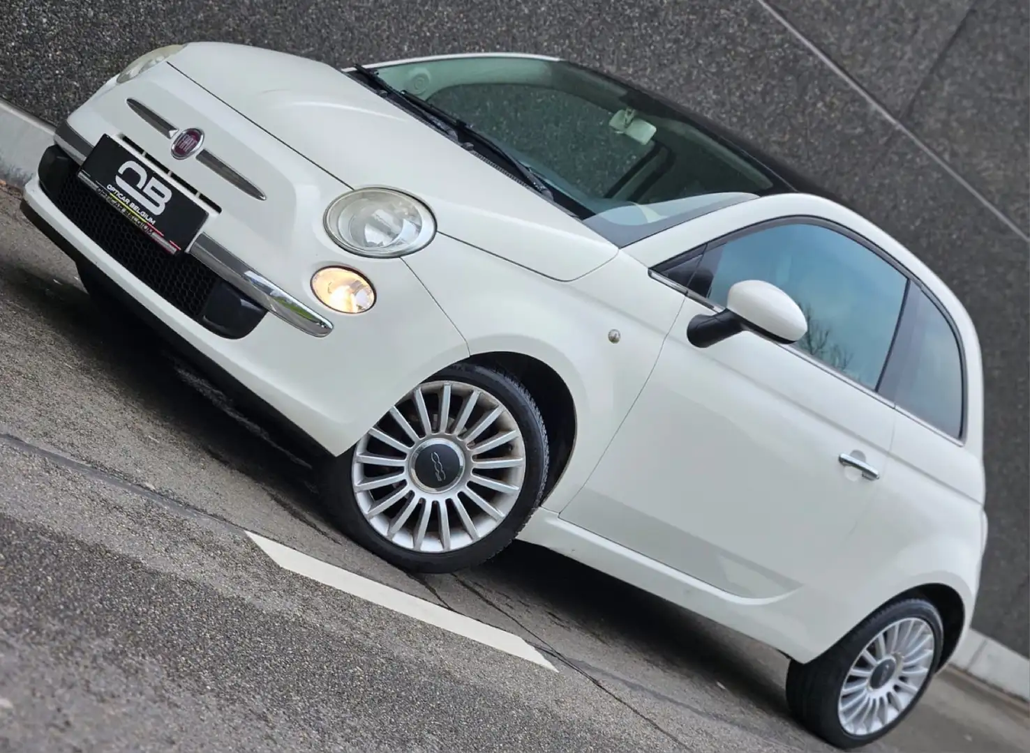 Fiat 500 *** 1.3 Diesel - Euro 5 - Pano - USB - B2B ** Weiß - 1