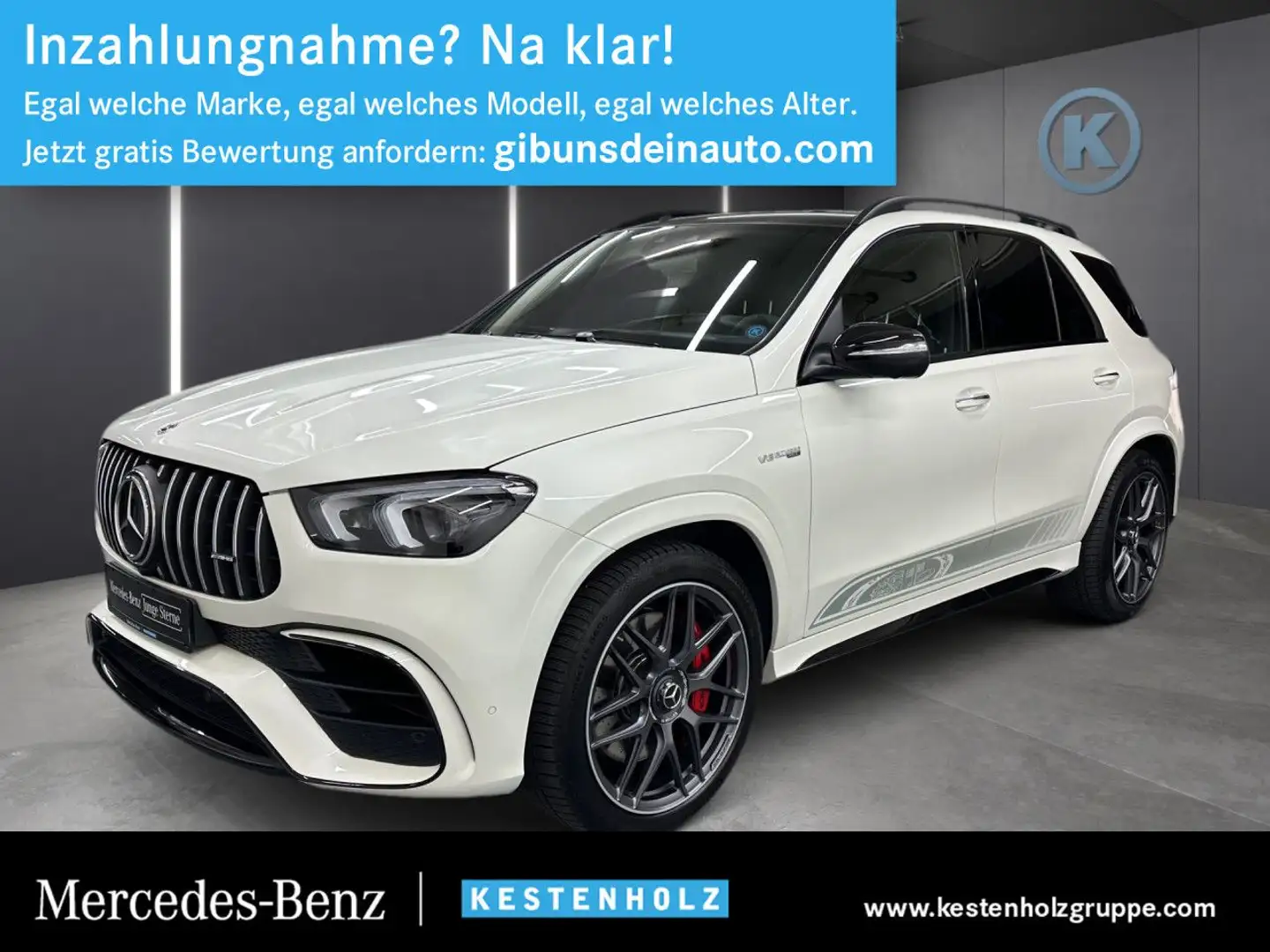 Mercedes-Benz GLE 63 AMG GLE 63 S 4M LEDER+HEADUP+AIRMATIC+AHK+STANDHZG Blanc - 1