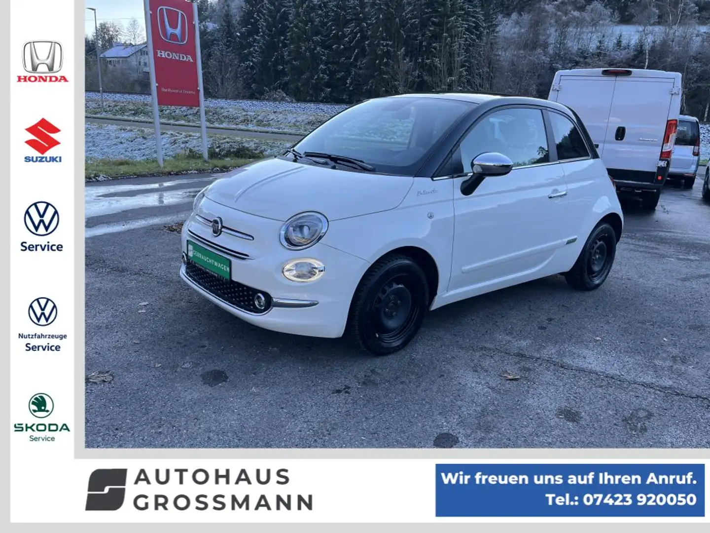 Fiat 500 1.0 GSE Hybrid Dolcevita Weiß - 1