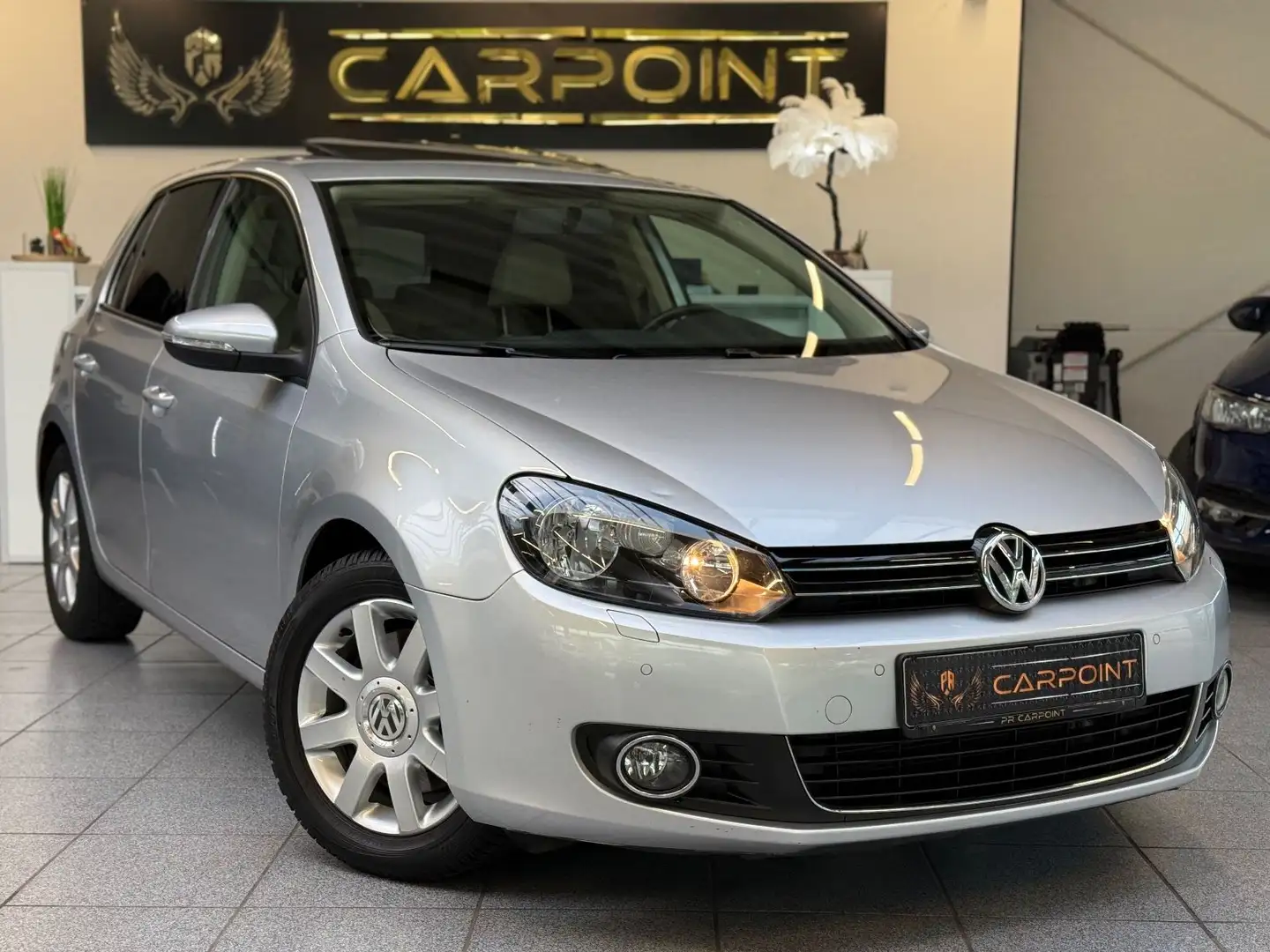 Volkswagen Golf VI Lim 1.4 TSI Highline Aut./Schiebedach/BT Zilver - 1