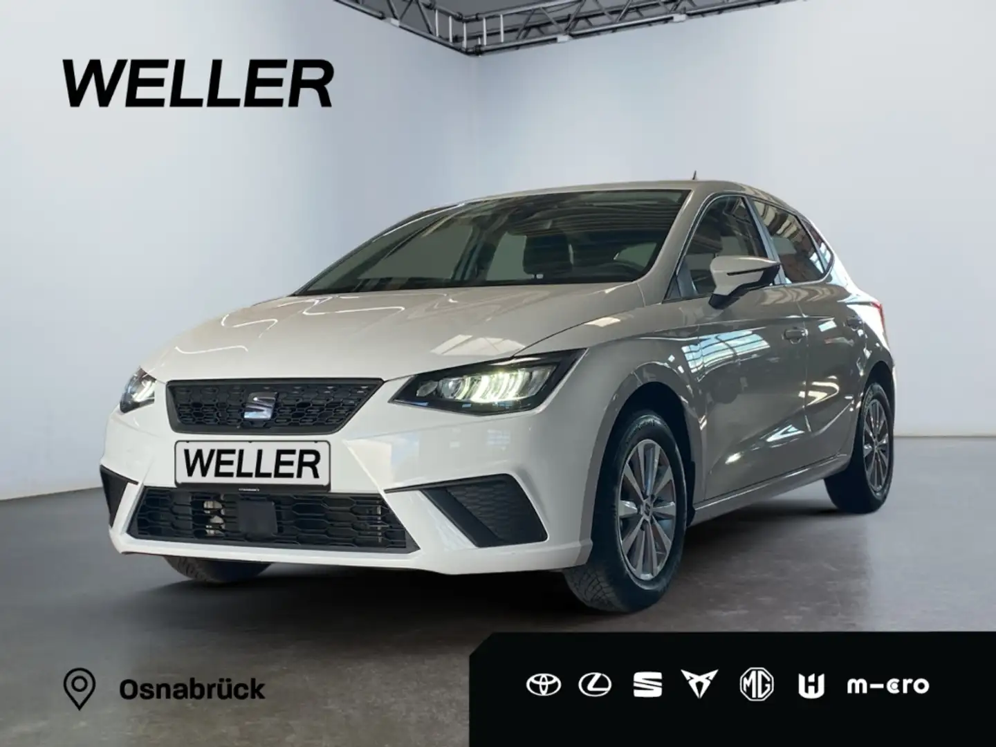 SEAT Ibiza 1.0 TSI Style *Navi*LED*CarPlay*Spurhalteass* Weiß - 1
