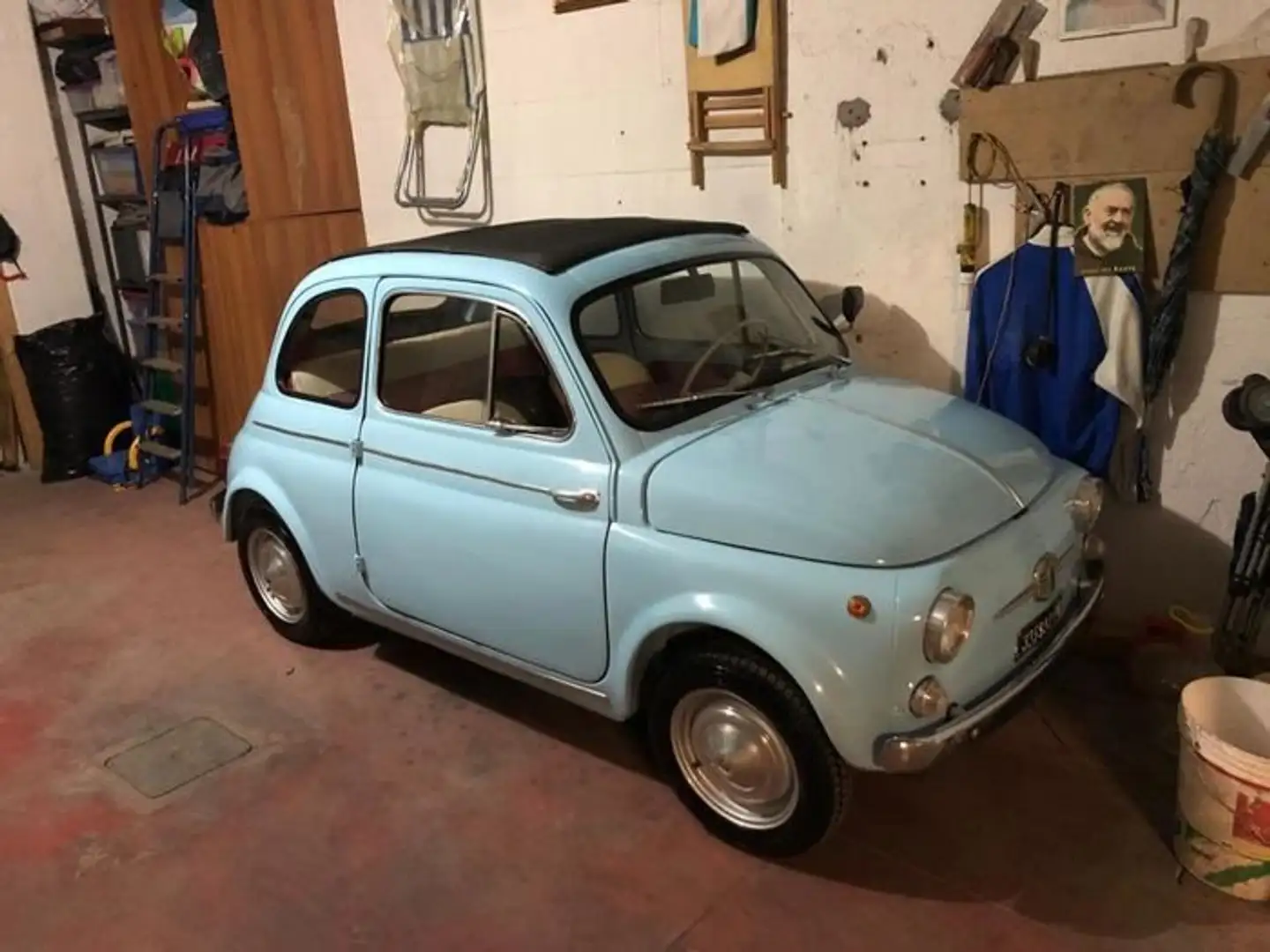 Fiat 500 d plava - 1