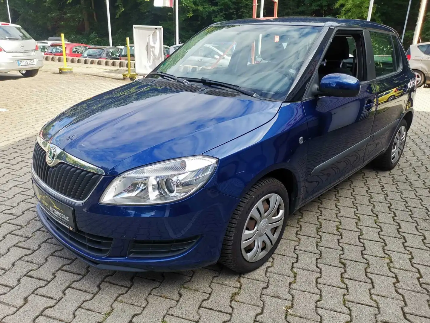 Skoda Fabia Ambiente Klima 1 Hand Euro 5 Preis inkl Neu Tüv Blau - 2